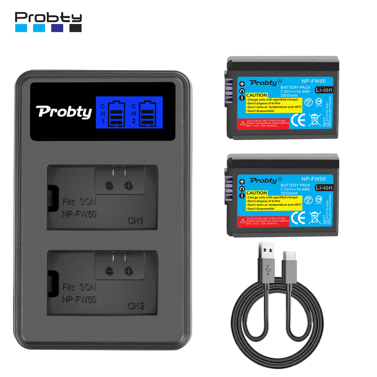 NP-FW50 NP FW50 استبدال البطارية وشاحن LCD لسوني ألفا A6000 A6400 A6500 A6300 A6100 ZV-E10 A7 A7II A7RII A7SII