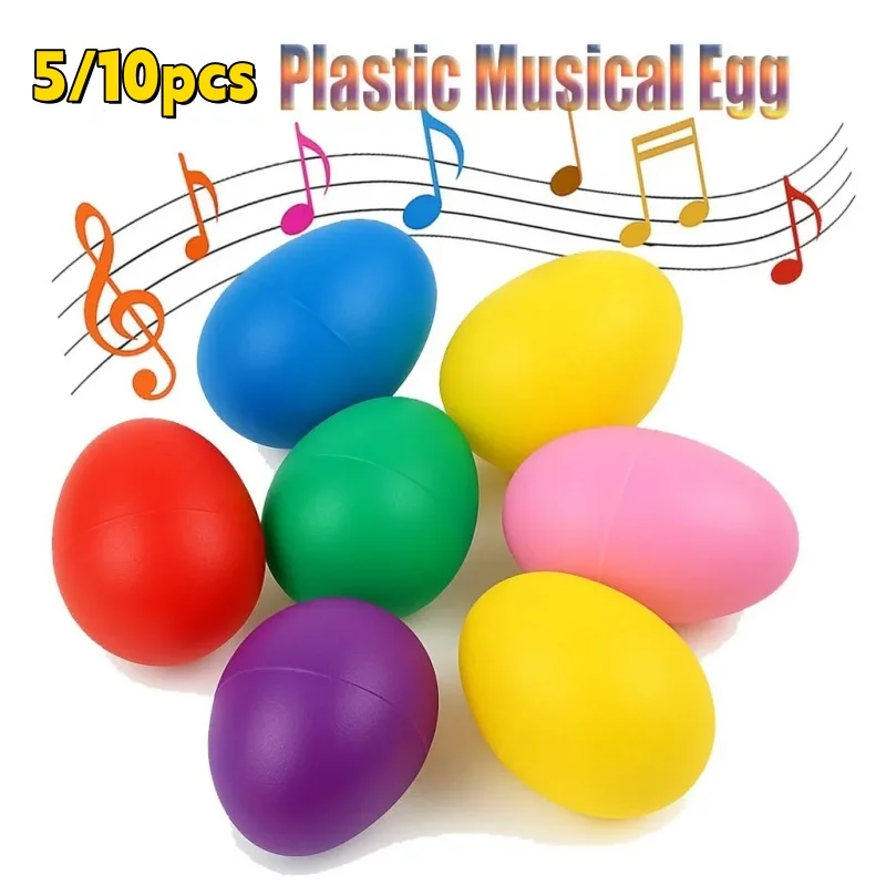 

Egg Shakers Musical Instruments for Babies- Musical Maracas Percussion Instrument Easter Egg Plastic Egg Shakers Kids Toys