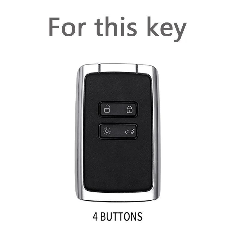 TPU Car Remote Key Cover Case Fob For Renault Captur Megane Talisman Espace Clio Zoe Koleos Scenic 4 Arkana Dacia Sandero Card