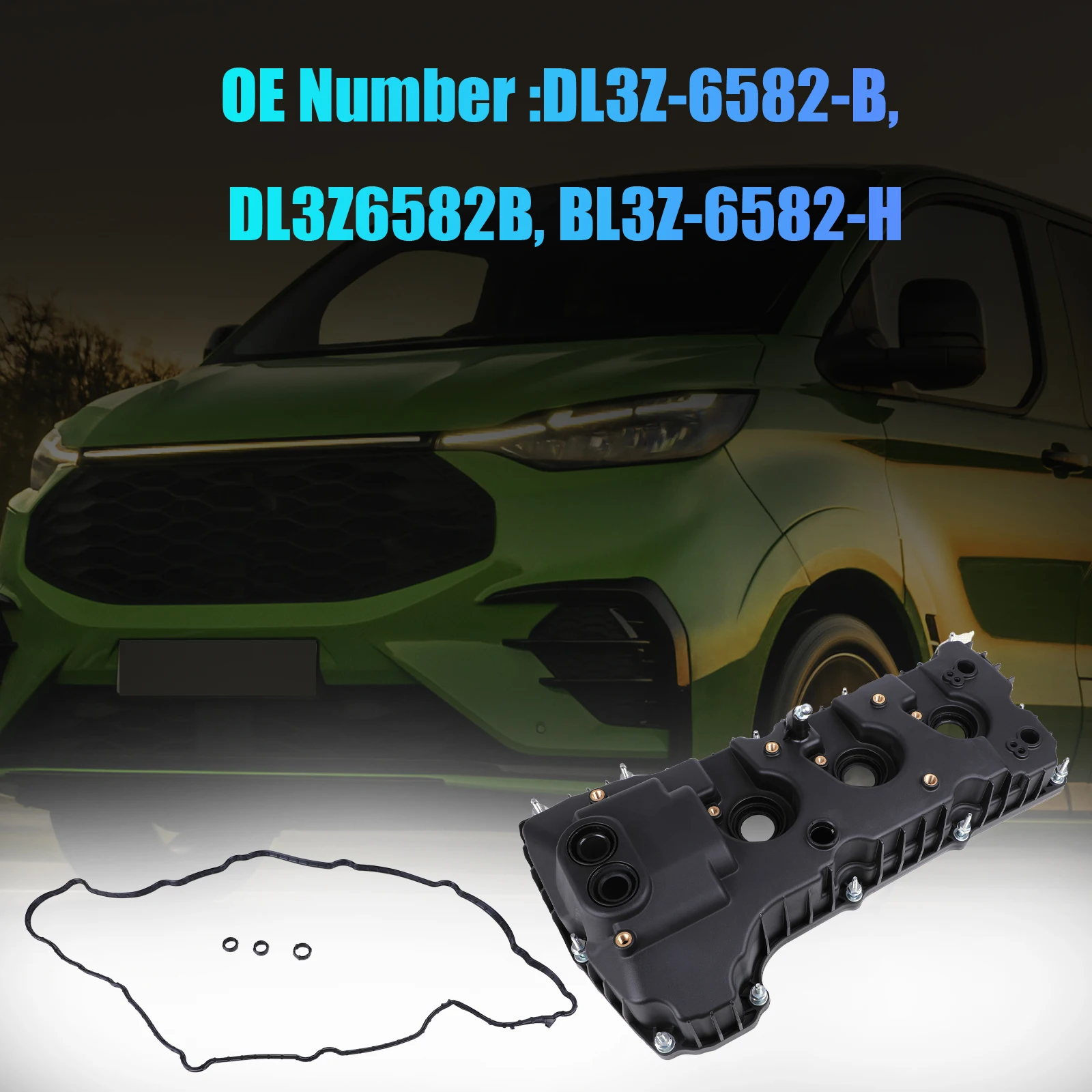 1 Pcs Right Valve Cover For 2011-2023 Ford F-150 Expedition Transit 3.5L V6 DL3Z6582C
