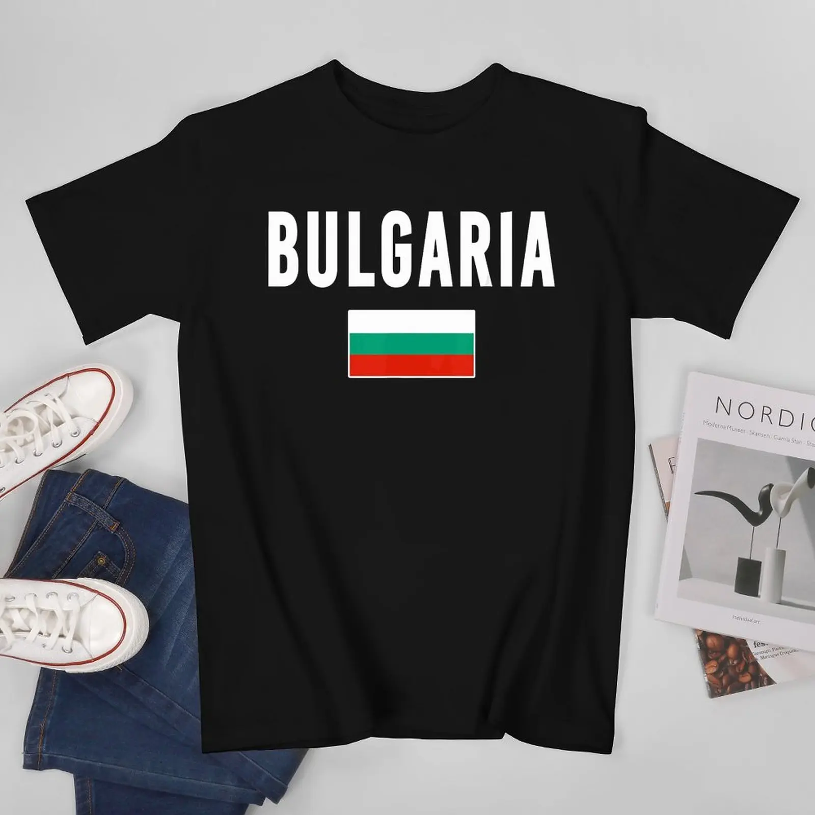 More Design Bulgaria Flag Bulgarian Men Tshirt Tees T-Shirt O-neck T Shirts Women Boys Clothing 100% Cotton