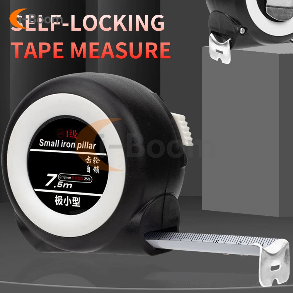 Portable Tape Measure 5/7/10M Thickened Tape Measure Self-locking Steel Tape Measure Woodworking Length Measuring Tool