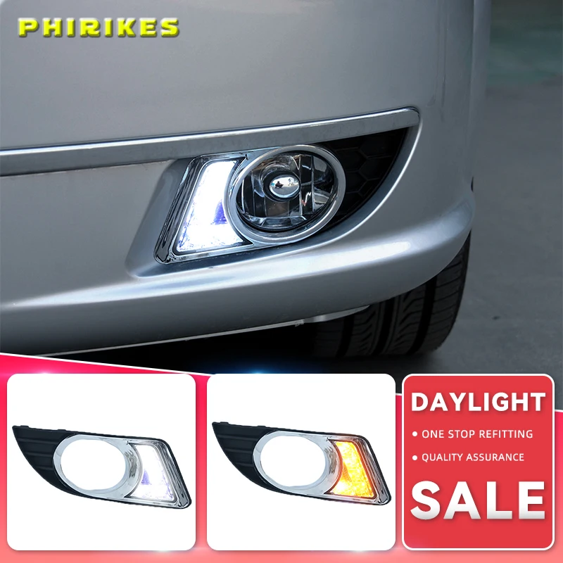 

2pcs LED DRL daytime running light For Buick Excelle 2008-2012 with Front Fog Lamp Day Light