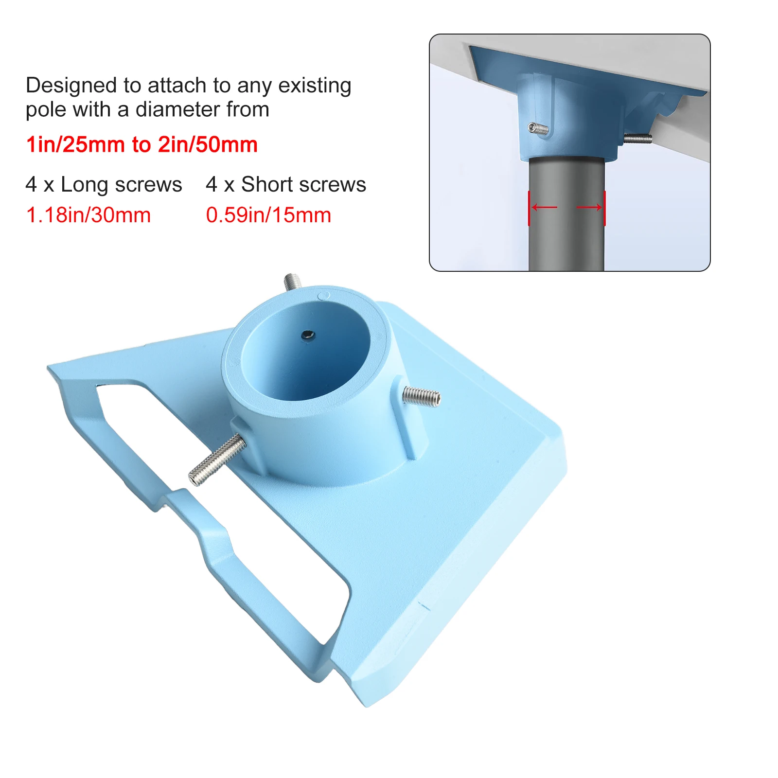 

Для Starlink для Gen 3, адаптер для трубы из алюминиевого сплава, адаптер для крепления на столб, монтажный комплект, базовый кронштейн, основание для крепления на столб, запасные части