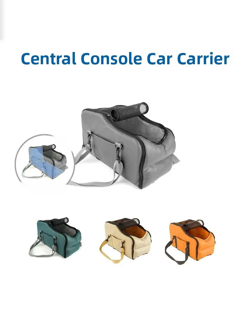 

Портативная автомобильная переноска для собак и кошек для путешествий, устанавливаемая на автомобиль, для поездок на природу, сумка-переноска/багажник для животных