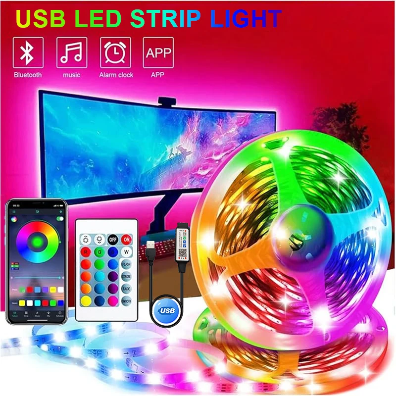 5V Usb Led Strip Li… - image
