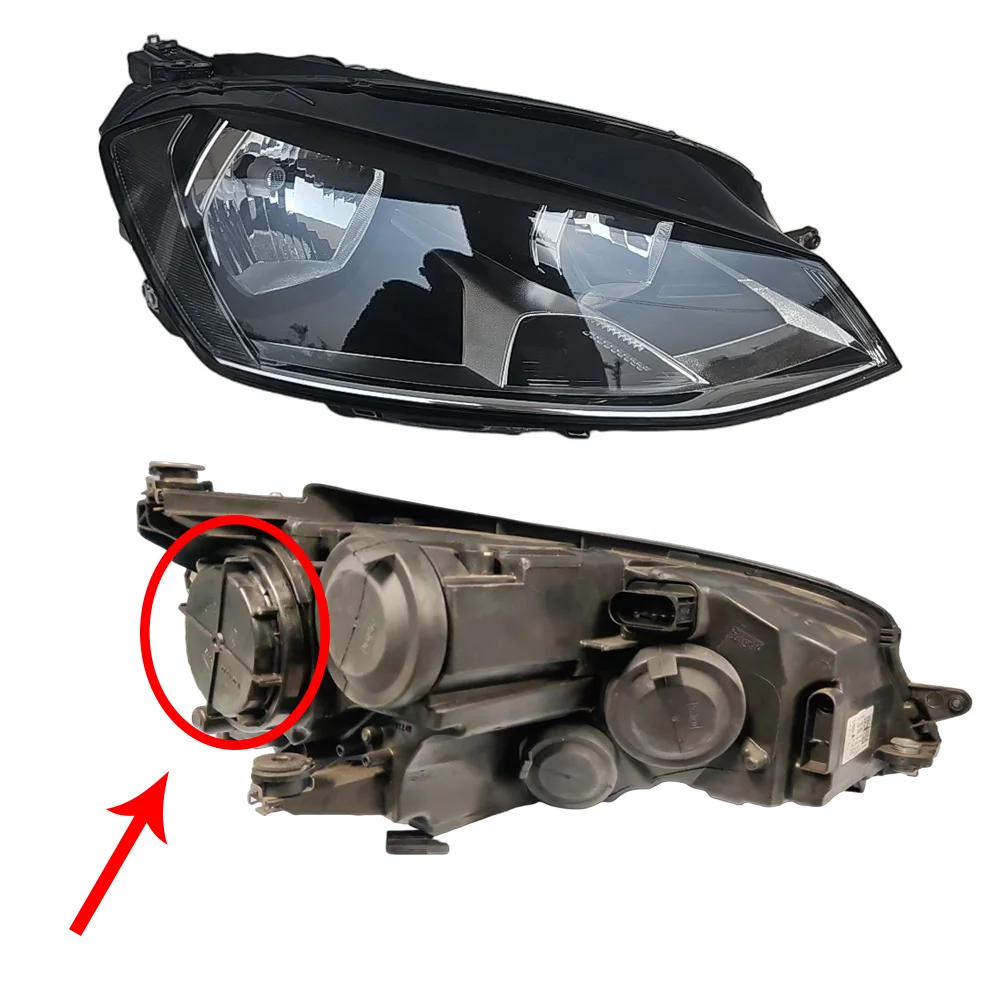 Headlight Dust Cover Waterproof Dustproof Headlamp Rear Shell Seal Lamp Access Cap For Audi A3 VW Golf 7 Original Brand New