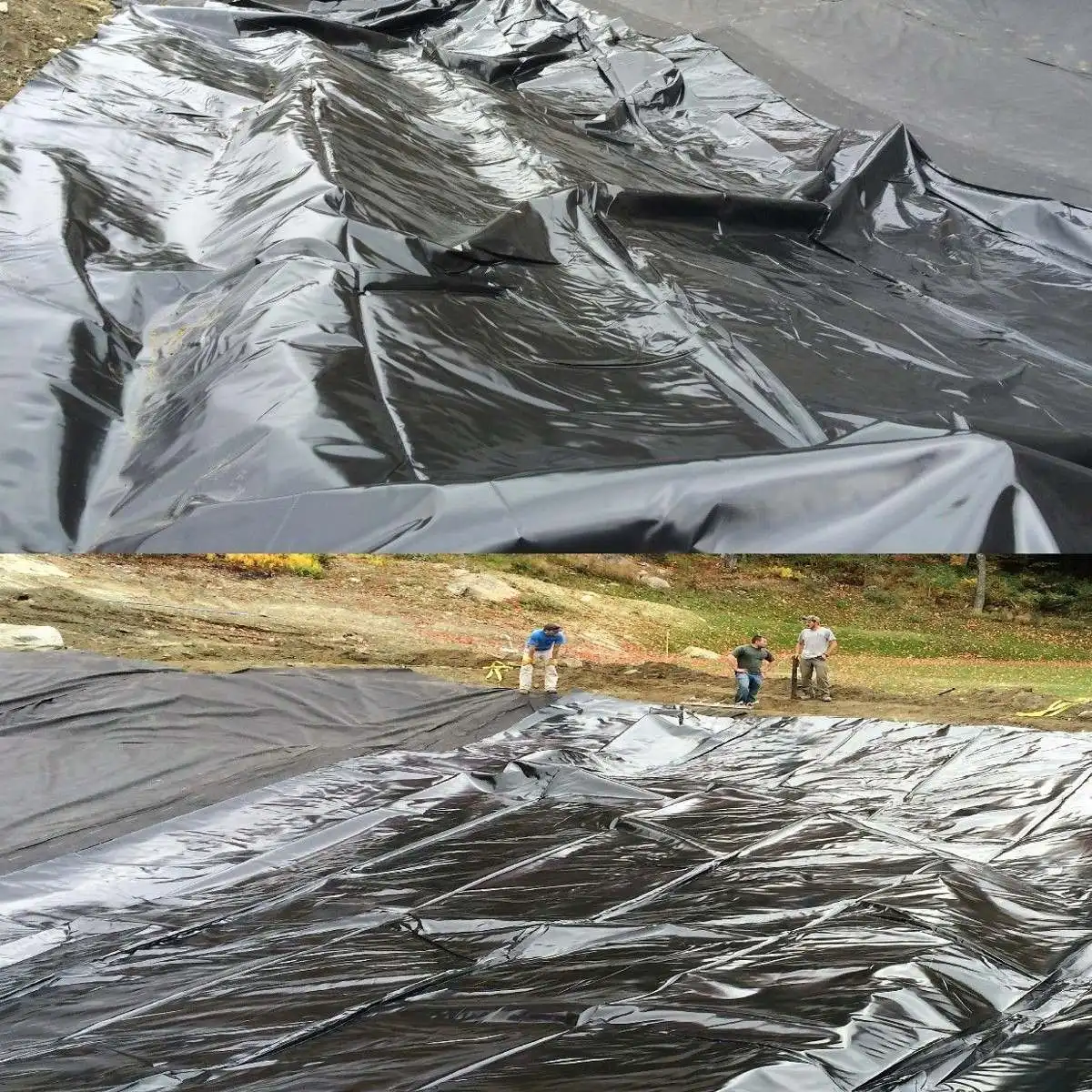 دائم السمك بركة بطانة القماش المنزل حديقة تجمع عززت HDPE الثقيلة المناظر الطبيعية مقاوم للماء مرنة تيارات نافورة متعددة الحجم
