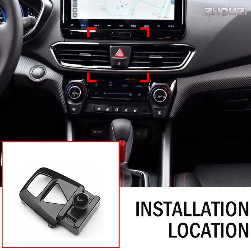 Car Mobile Phone Holder For Hyundai LA FESTA 2019-2021 Special Mounts GPS Stand Gravity Navigation Bracket Auto Accessories