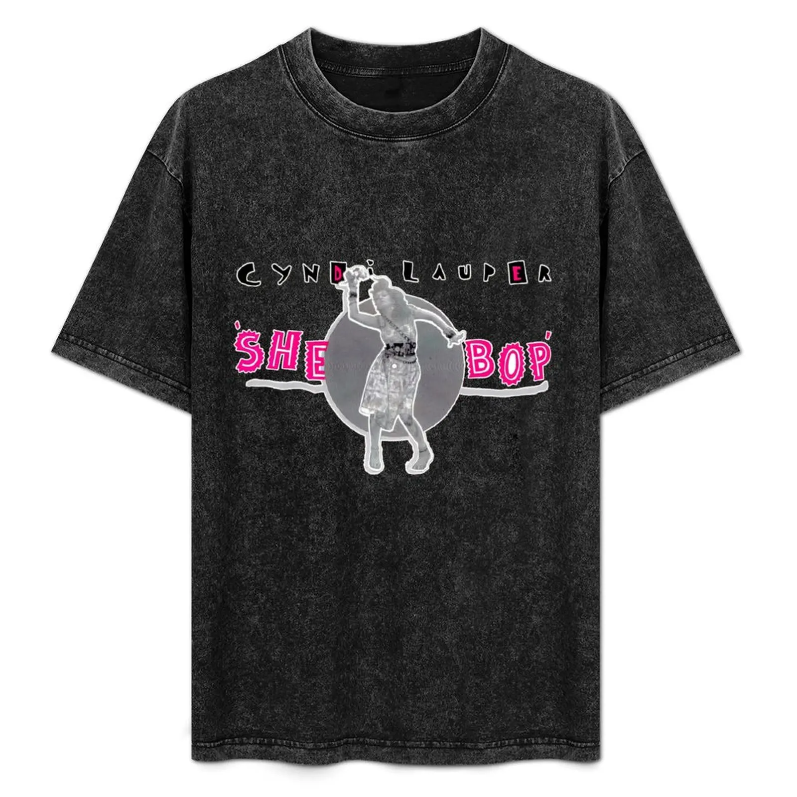 

Cyndi Lauper She Bop Rock Music T-Shirt Work Style Casual T-Shirt
