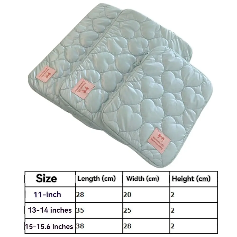 Durable INS Tablet Protective Case Macaron Color Cute Computer Storage Bag Portable Lightweight Tablet Sleeve Bag Girl