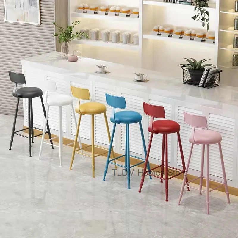 Room Bar Chair Retro Natural Nordic Modern Minimalistic Home Barber Kid Party Recliner Chair Dinning Cadeiras Simple Furniture