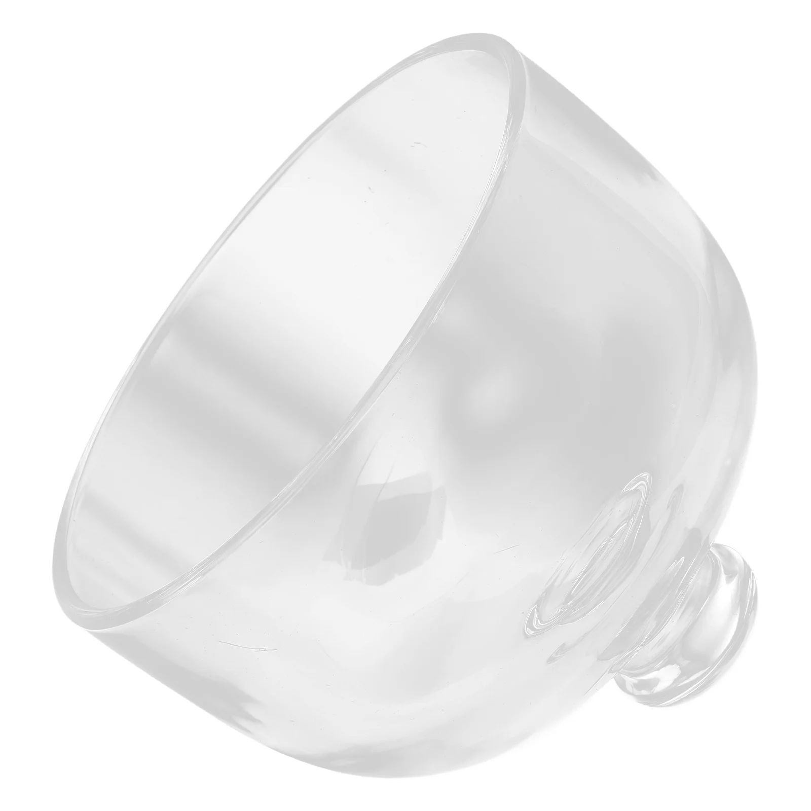 1 قطعة غطاء كعكة زجاجي قوي حامي طعام شفاف للاستخدام المنزلي مثالية للكعك والكب كيك وجبات خفيفة سهلة التعامل مع هدية رائعة