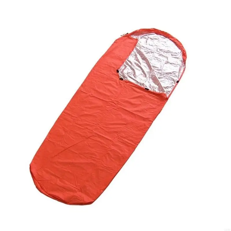 G6DE Thermal Survival Bivvy Sacks for Camping Outdoor, Emergency Thermal Blanket Survival Sleep Bag, Emergency Bivvy Bag