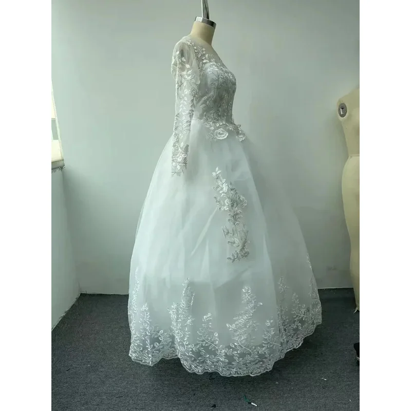 

COSda@Summer China White Bridal Gowns 2025 Lace Wedding Dress for Women Bridal Classic Wedding Dresses Vestidos Elegantes Para