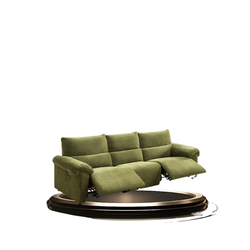 

Электрический диван First Class Green из шенилла для малогабаритных квартир, двойной, во французском винтажном стиле, 30823