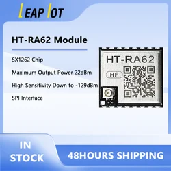 Modulo serie Heltec HT-RA62 LoRa con chip SX1262 Sviluppo secondario Supporta protocollo LoRaWAN ad alta sensibilità -129 dBm