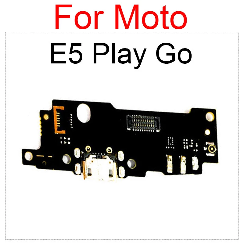 Placa de doca de porta de carregamento usb para mototrola moto e5 play go carregador usb tomada placa peças de reposição