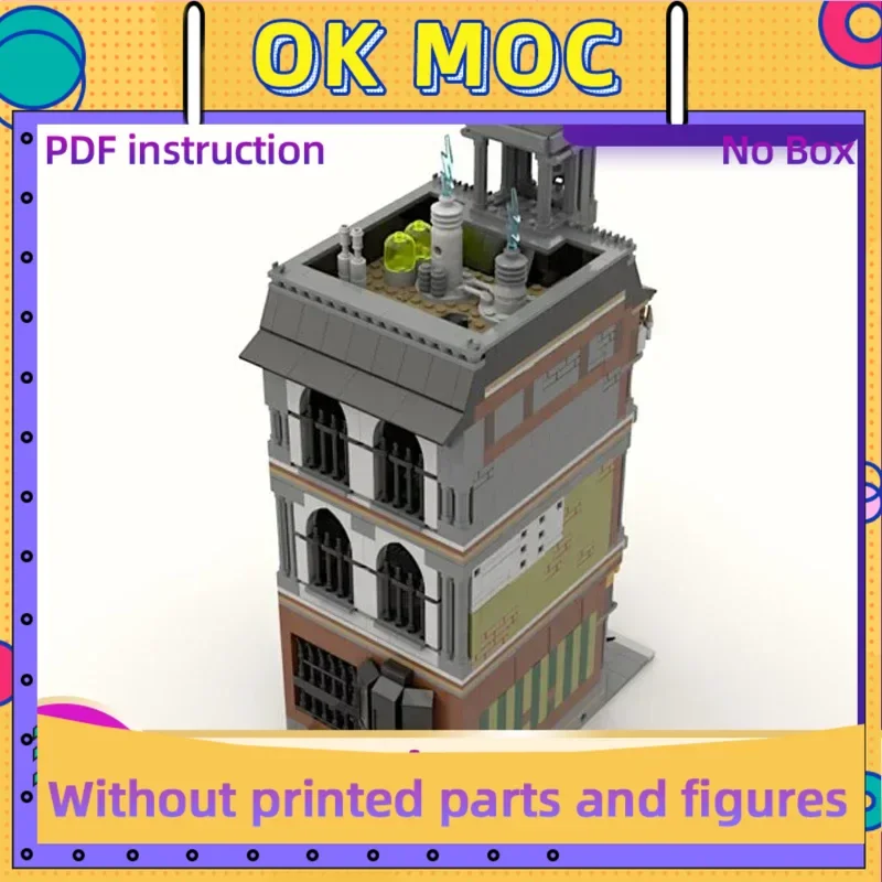 

Строительные блоки Moc, модульный вид на улицу, террорист, закон, фирменные технические кирпичи, сделай сам, сборка, строительные игрушки для детей, подарок на праздник