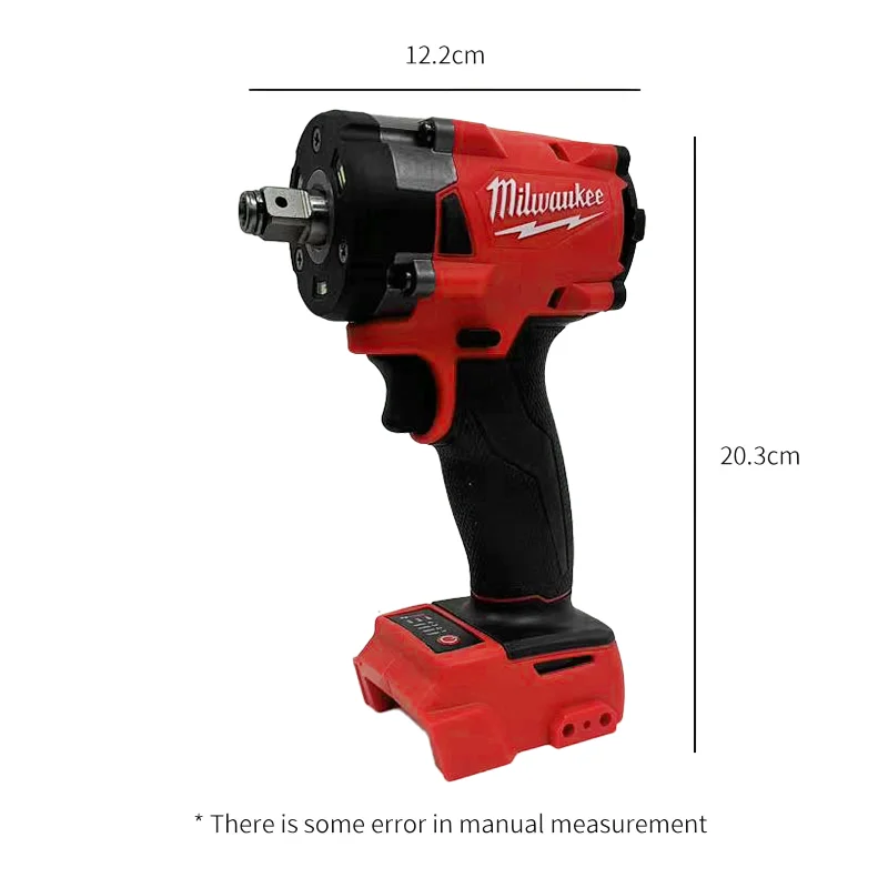 Milwaukee Original Brushless Cordless Electric Wrench 1/2 Car Truck Repair Screwdriver Impact Drill 18V Battery Power Tools