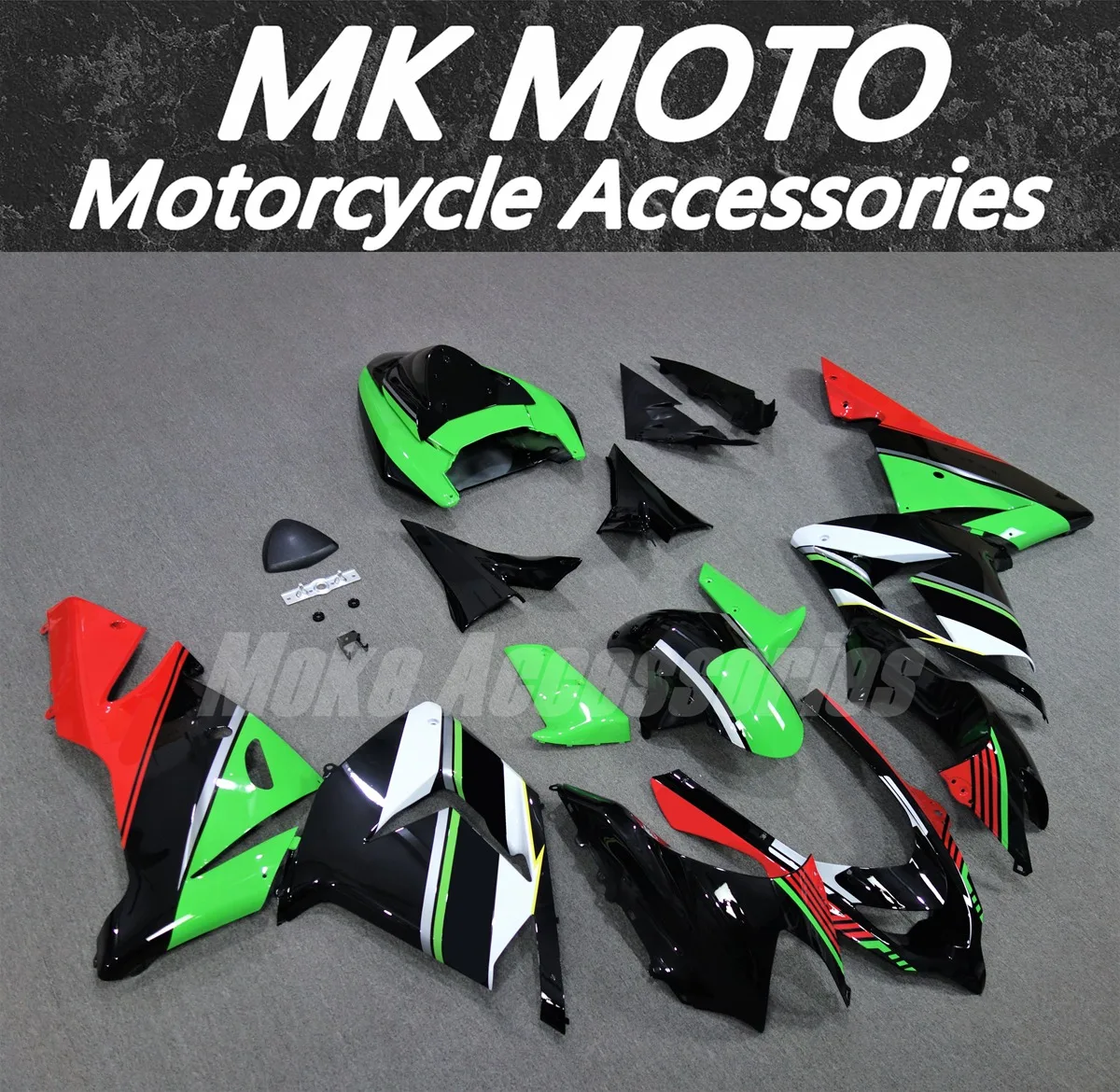 

Motorcycle Bodywork Set For zx-10r 2004-2005 Fairings Kit Fit High Quality ABS Injection Ninja Green Black Red New