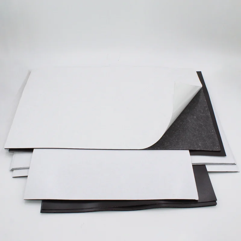 0,5/1,0/1,5mm A4 Magnetfolie Gummi Weiße Magnetische Aufklebermatte für Bild Foto Schneiden Basteln Kühlschrankmagnet Klebemittel – Detail 12