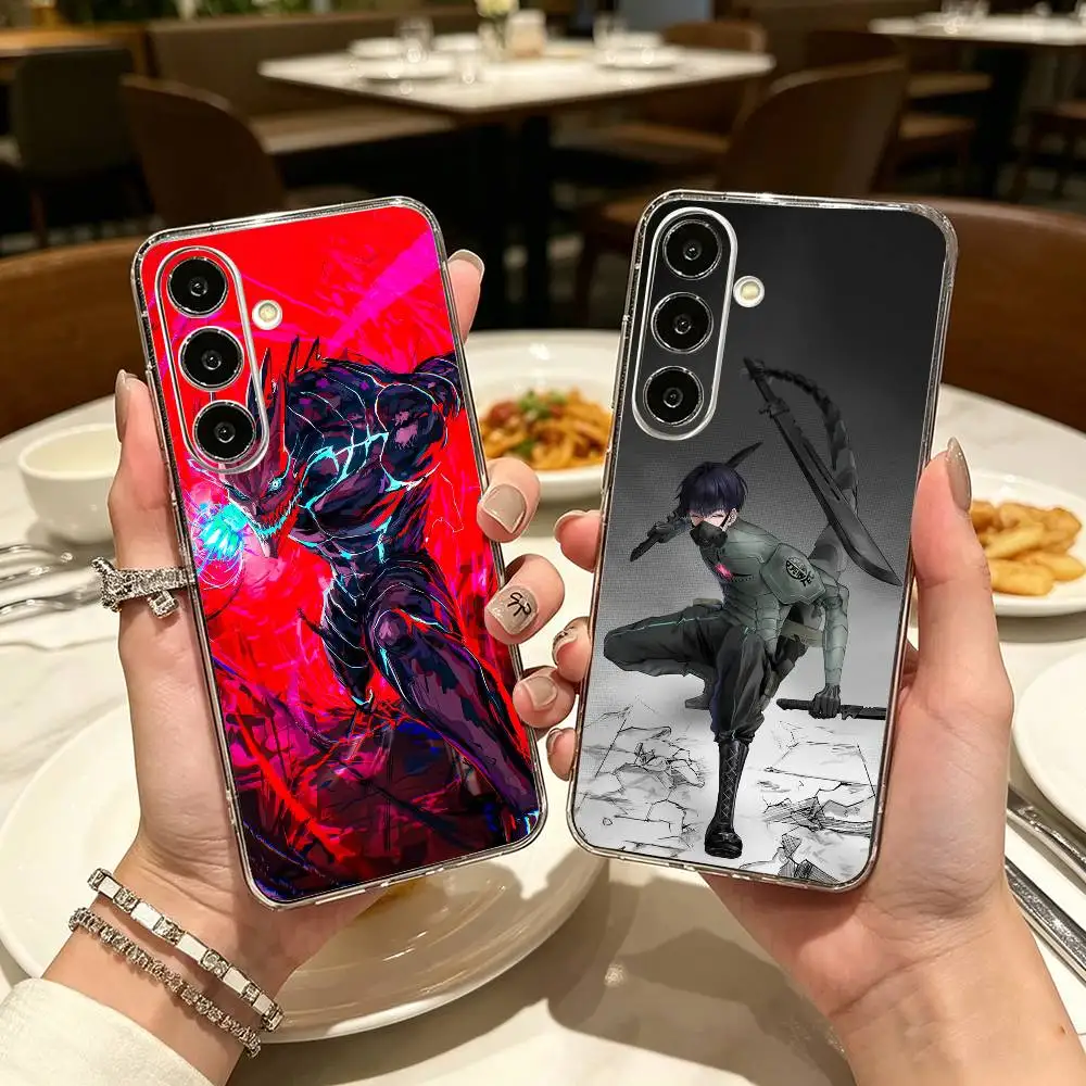 Hype anime Kaiju No 8 Clear Phone Case for Samsung A71, A70, A52, A51, A40, A30, A20