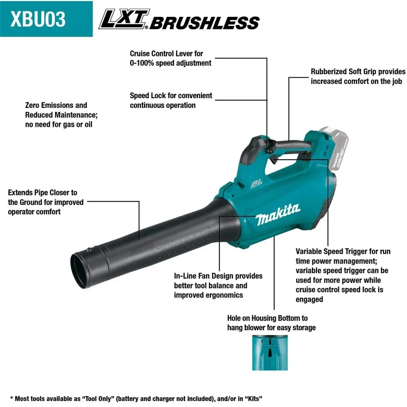 Makita-XT287SM1 18v lxt,lxt®コードレスリチウムイオンブラシレス、2個コンボキット (4.0ah)