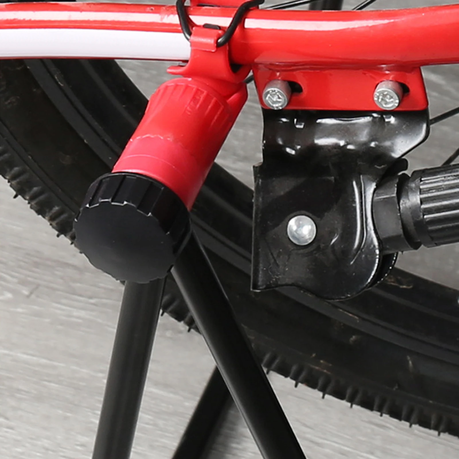 Bicycle Triangle Stand Indoor Parking Display Repair Rack Stable Floor Mount Holder for Bike Storage and Maintenance