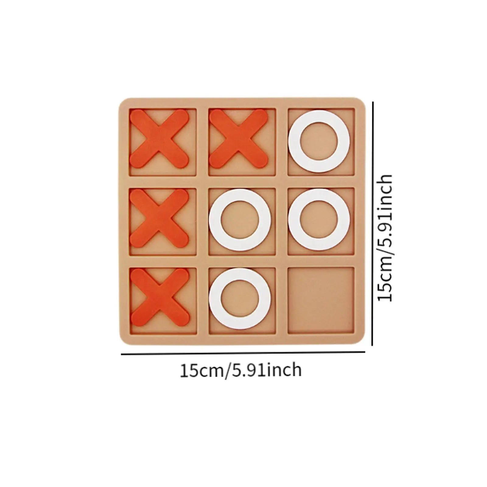 Tic TAC Toe 게임 클래식 가족 보드 게임 탁상 블록, XO 테이블 장난감, 성인 가족 어린이 실내 야외 구디 백 필러