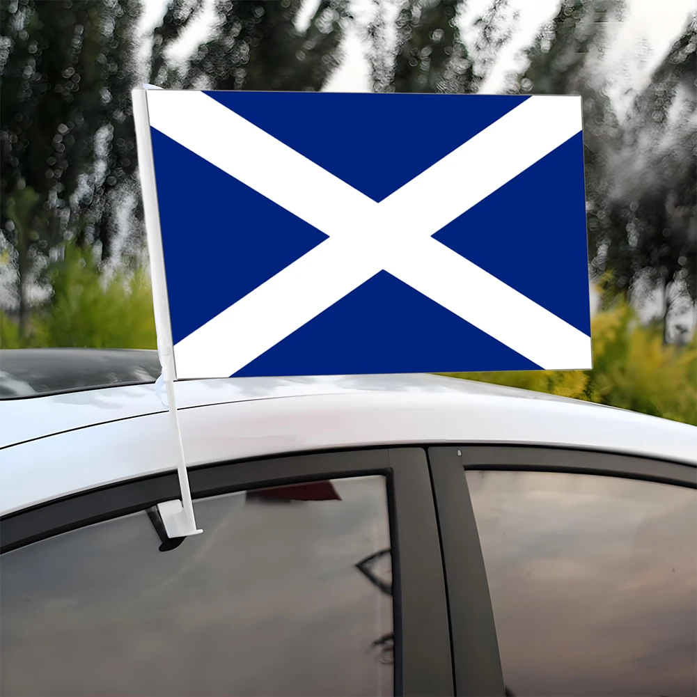 الاسكتلندية باليد العلم البوليستر نافذة السيارة اسكتلندا راية 30x45 سنتيمتر الاسكتلندية راية ديكور لمهرجان الرياضة الحدث #2
