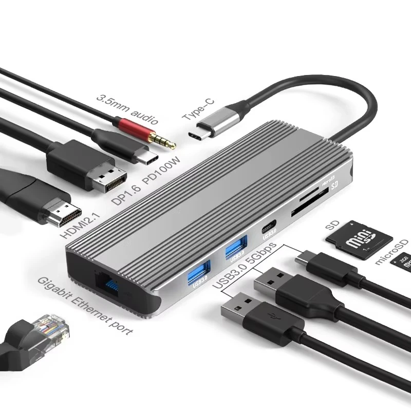 10-In-1 USB-C Hub: …