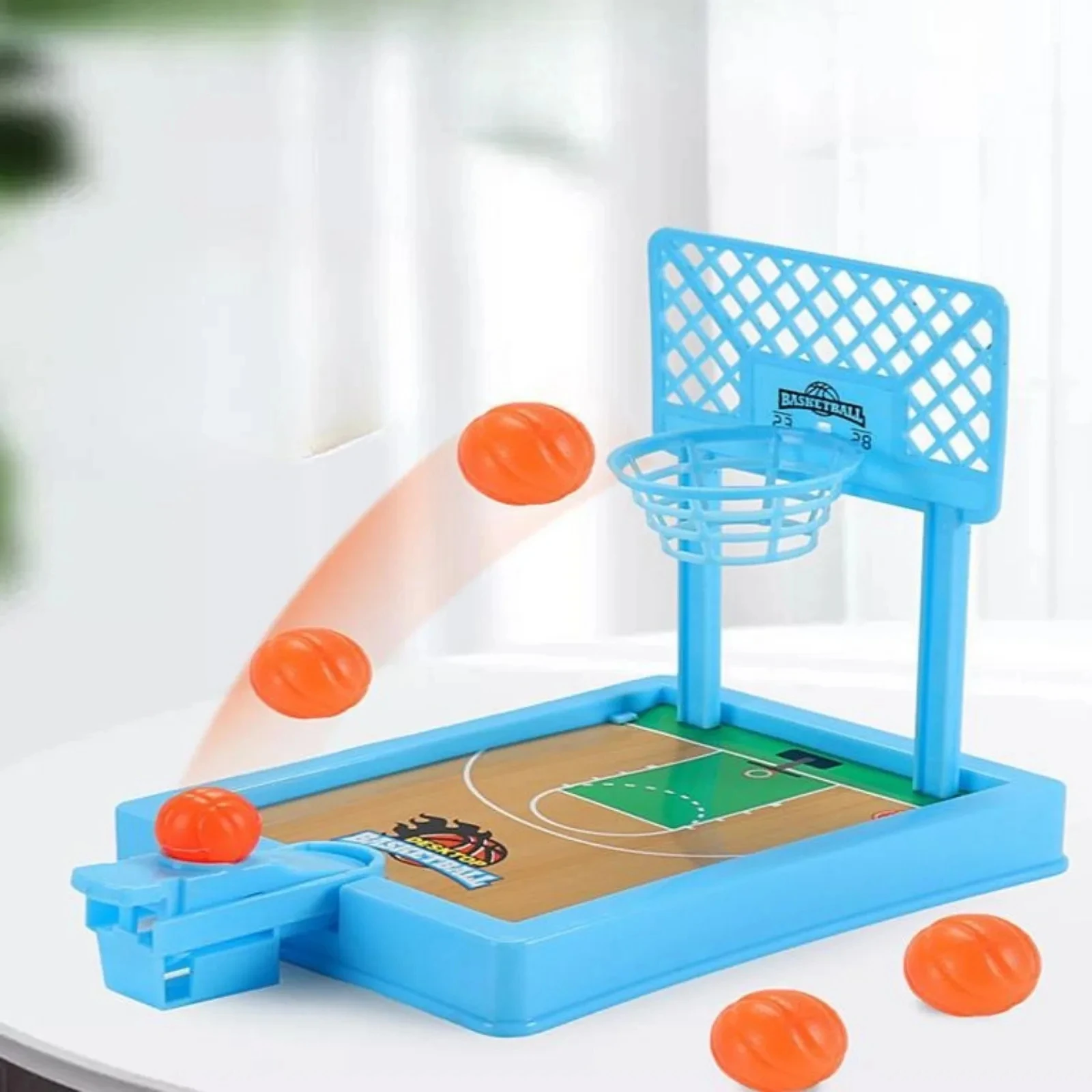 

Basketball Game Toys, Tabletop Basketball Shooting Game for Kids and Adults, Desk Games for Office for Adult to Reduce Stress