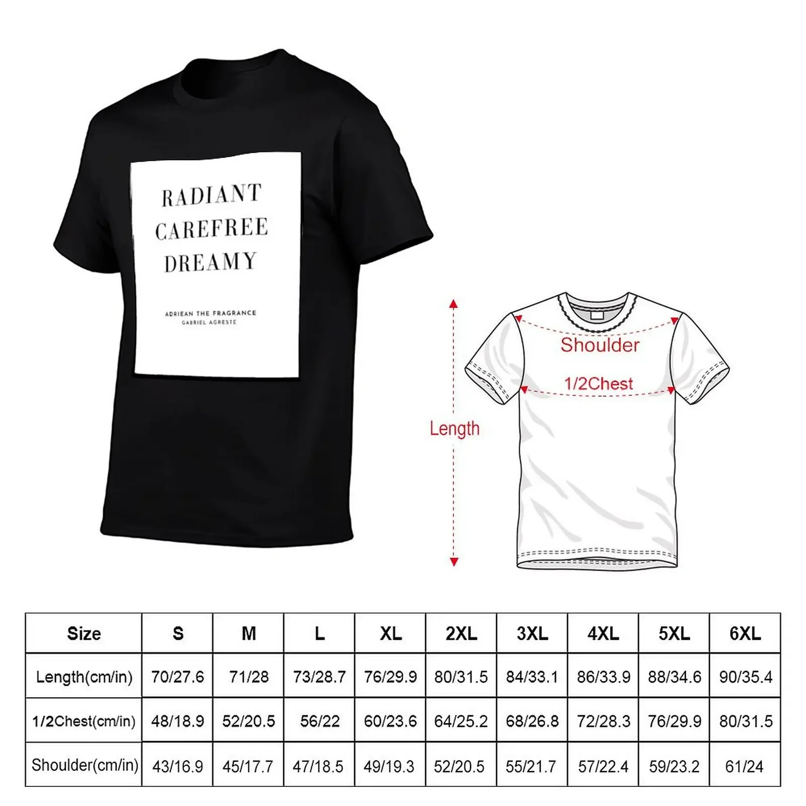 Adrien the fragrance Sticker T-Shirt summer top cute clothes rapper graphic tees customs design your own mens clothing