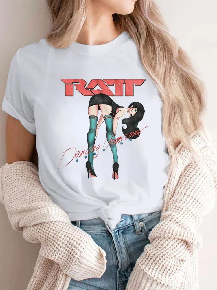 Ratt Dancing Undercover Adult T-Shirt Heavy Metal Music  New Unisex Funny Tops Tee Shirt