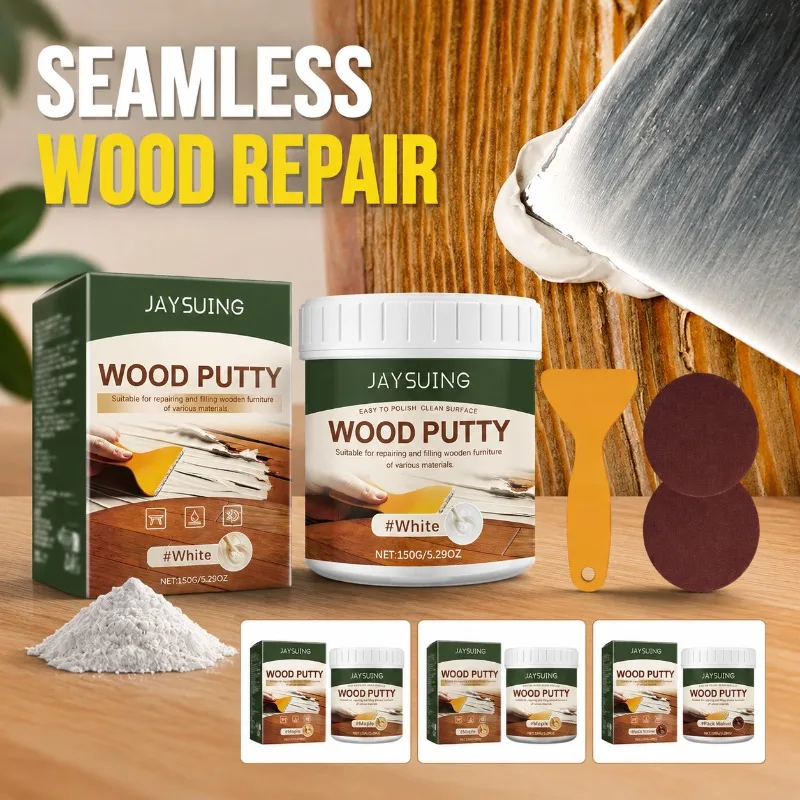 Wood Furniture Repair Paint Cover Cracks Scratches Multi-purpose Touch Up Coating, Waterproof Quick Dry Touch Up Paint for Wood
