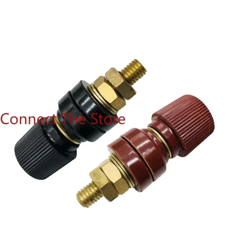 1PCS555Extra-large PureCopperTerminal Block 10mm Voltage Stabilizer Welding Machine  All-copper High-current Terminal