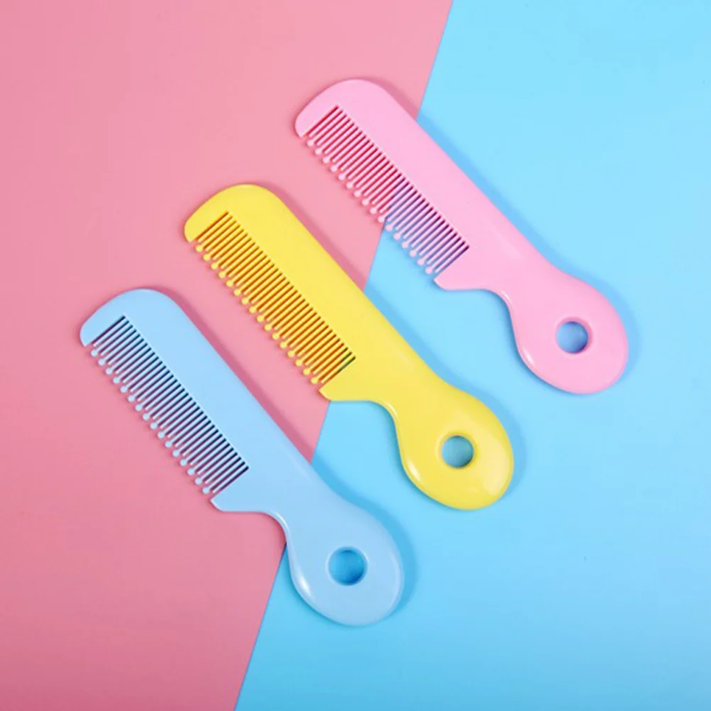 

4 Pcs Baby Cleaning Tool Infant Hair Brush Kids Hair Comb Kids Hair Combs Round Teeth Kids Toddler Suits Abs