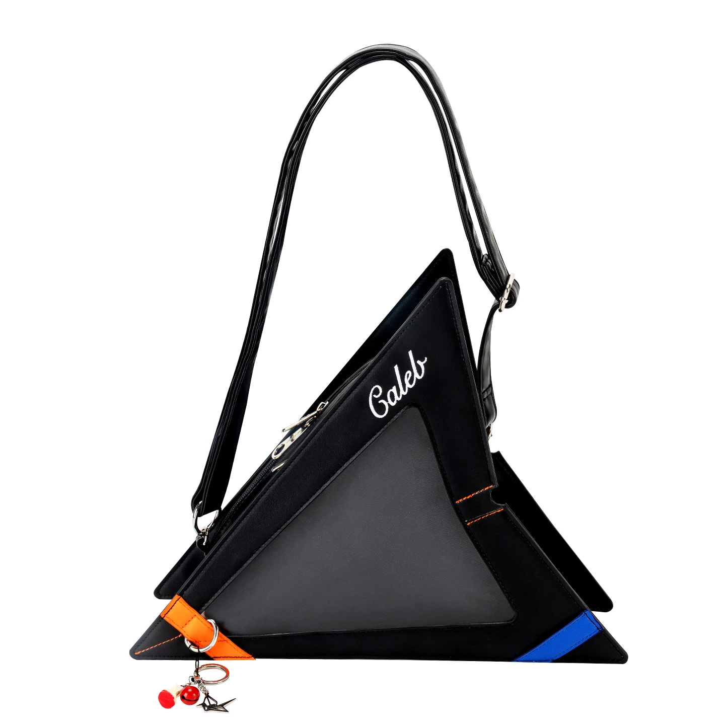 

Love and Deepspace Cosplay Caleb ita Bag Cartoon Handmade Single Shoulder Bags PU Leather Transparent Backpack Crossbody Bag
