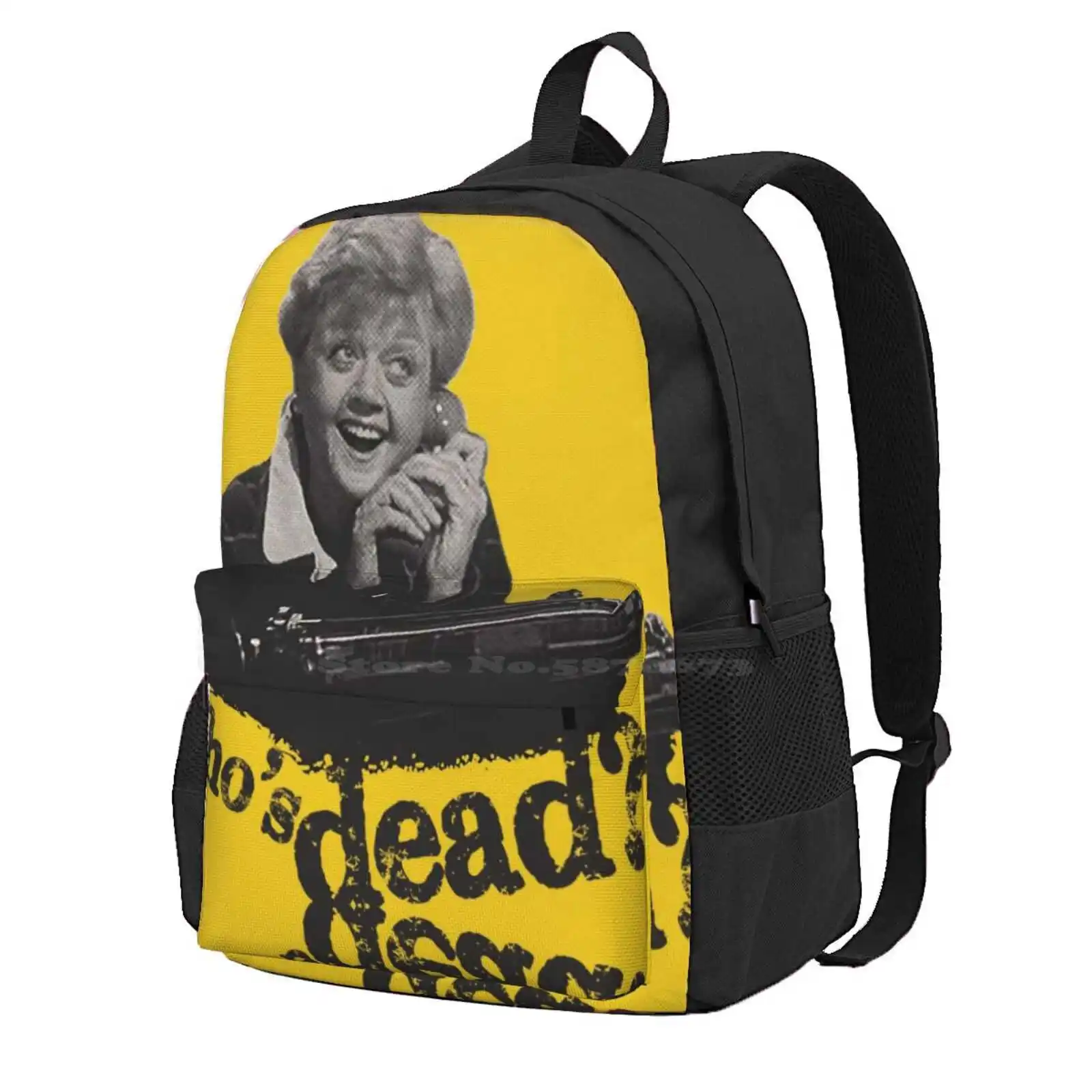 Murder She Wrote - Fletcher Hot Sale Schoolbag Backpack Fashion Bags Murder She Wrote Killer Police Investigation Fletcher Whos