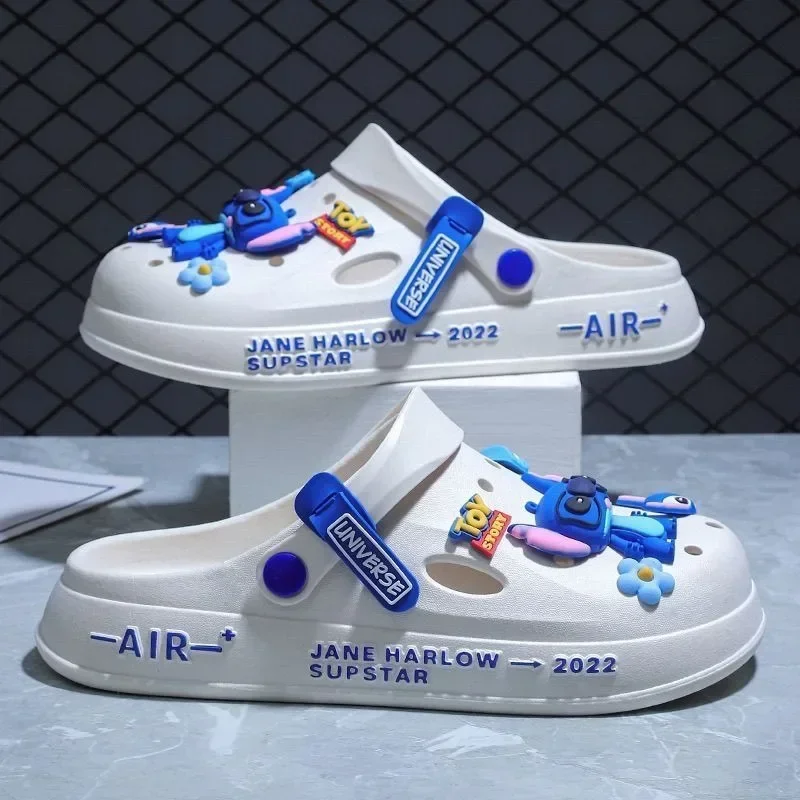 Kawaii stripfiguur Stelten, gatschoenen, schattige heren knappe, trendy, antislip en anti-geur pantoffels, vakantiecadeaus