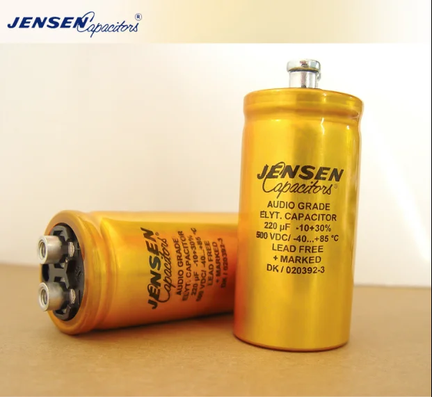 2pcs/lot Denmark Jensen 220uf 500v 35X70MM Electrolytic capacitor original handmade works free shipping