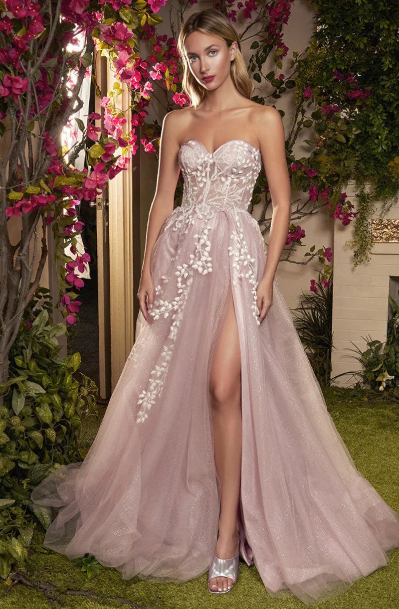 Sumnus Glitter Tüll EINE Linie Schatz Party Kleider Seite Split Appliques Korsett Lange Mexikanischen Abend Prom Kleid Mit Zug 2023