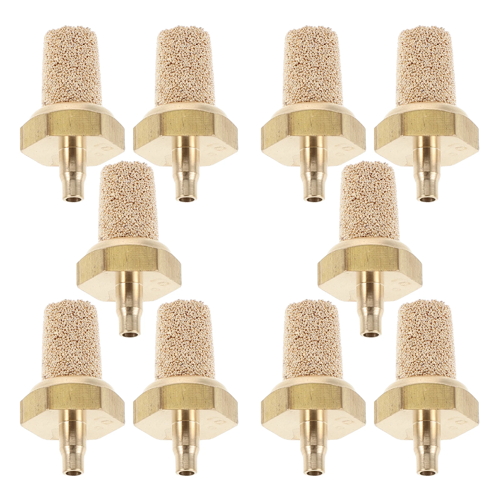 10pcs Smoke Machine Filter Nozzle Universal Copper Fog Machine Oil Filter For Stage Effects Misting Nozzle Replacement Part
