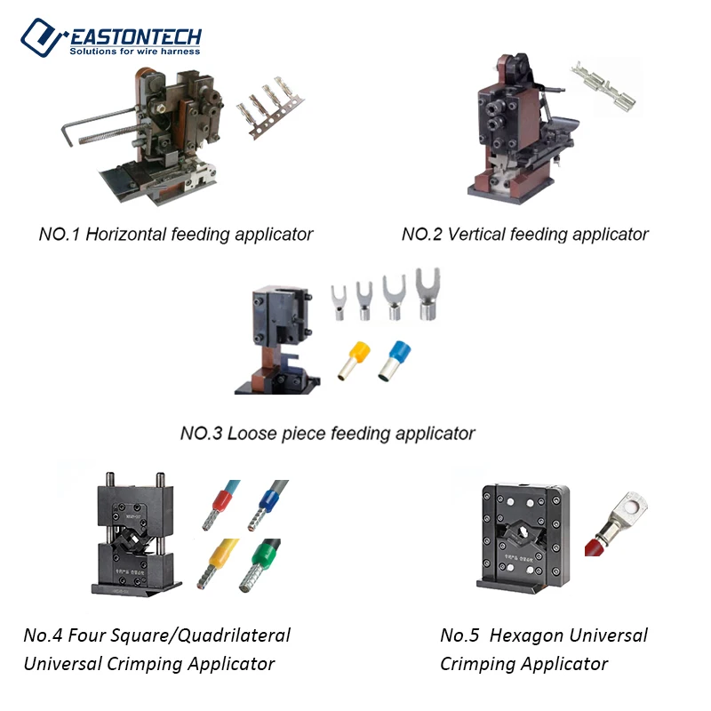CE Marked Wire Terminal Crimping Machine EW-5220 1.5T-4T High Speed Cable Terminal Crimping Machine