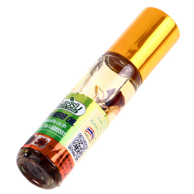 Balsam Balm Thai Green Herb Oil Herbals Headache Dizziness Relief Pain Massage