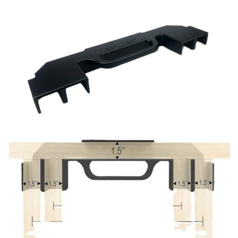 For Woodworking Framing Clamp, Centimeter Scale Stud Layout Tool, Panel Lifting Fixture for Wood Board Assembly