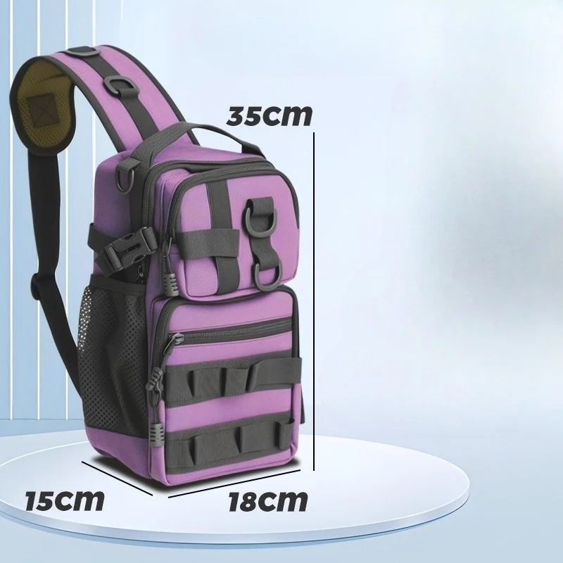 Bag Waterproof Oxford Single Shoulder Bags Tactical Chest Bags Big Capacity Crossbody Bags Camouflage Chest Bag