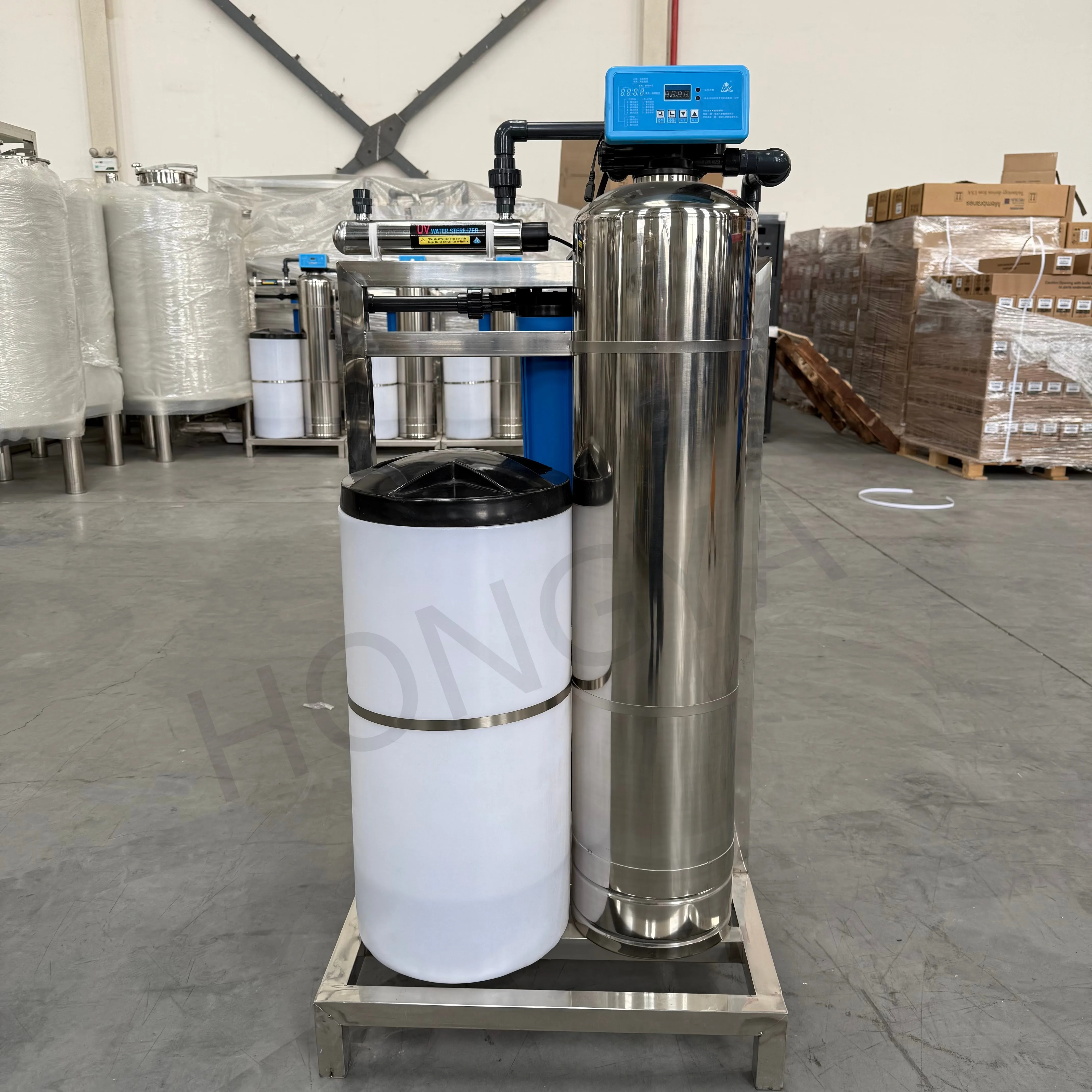 

Система умягчения воды для паровых котлов: коммерческий фильтр-умягчитель для очистки воды