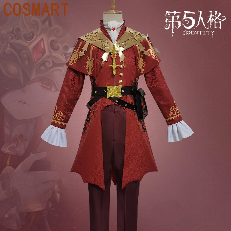 Game Identity V Cosplay Costumes Postman Victor Grantz Cos Survivor New Skin Uniform Suits Clothes Red Uniform Set Female